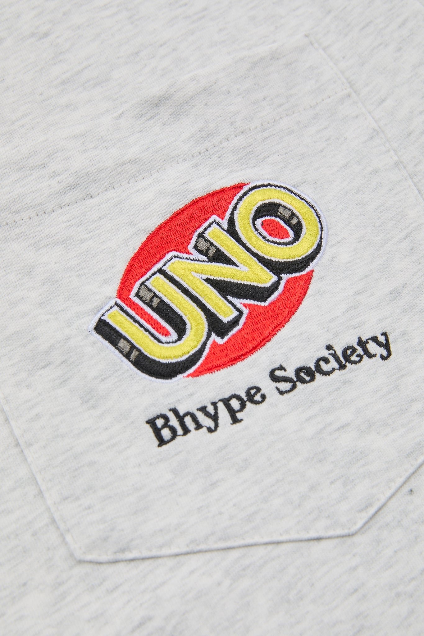 BHYPE x UNO® Back BHS logo Grey T-Shirt