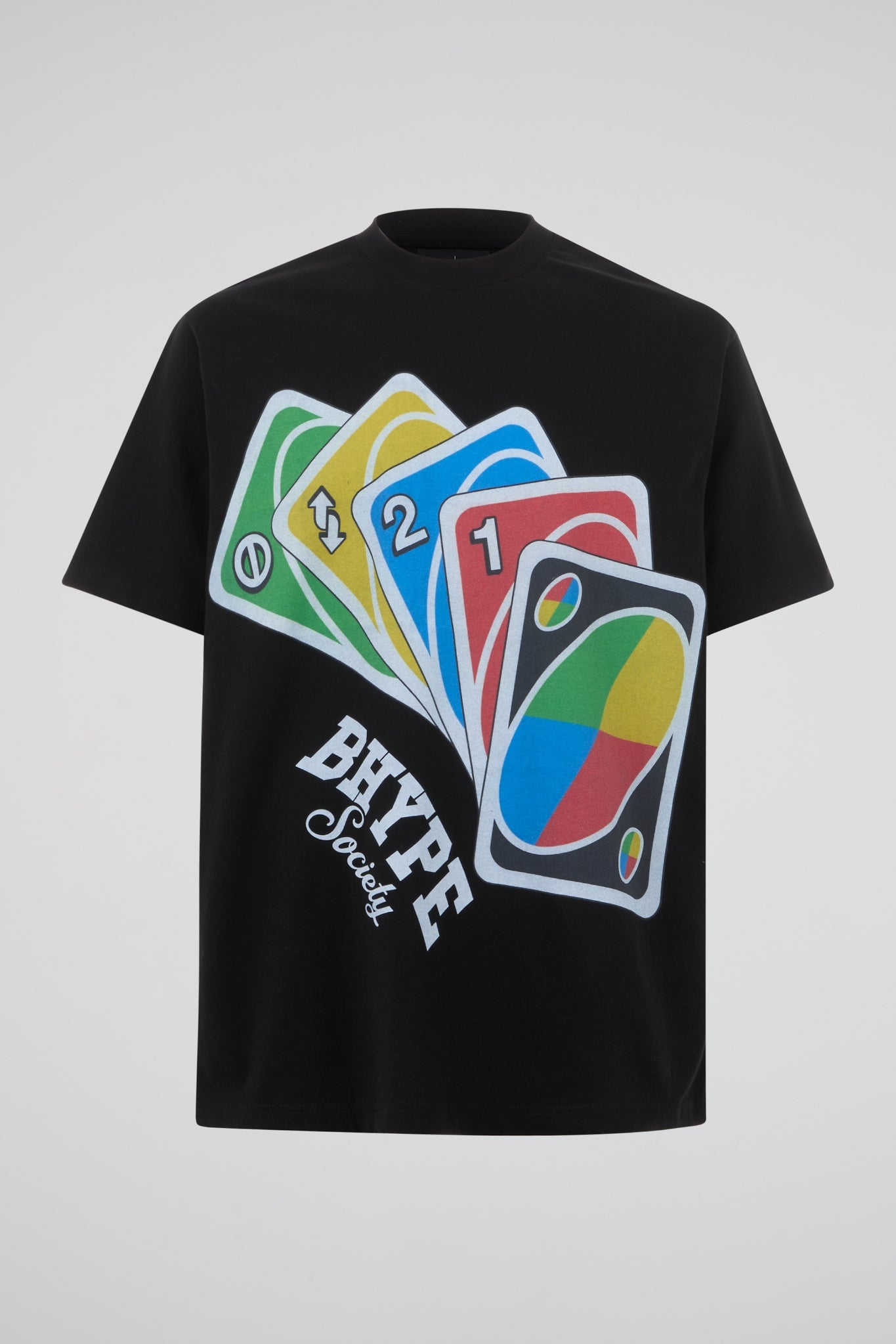 BHYPE x UNO® Card Stack Black T-Shirt
