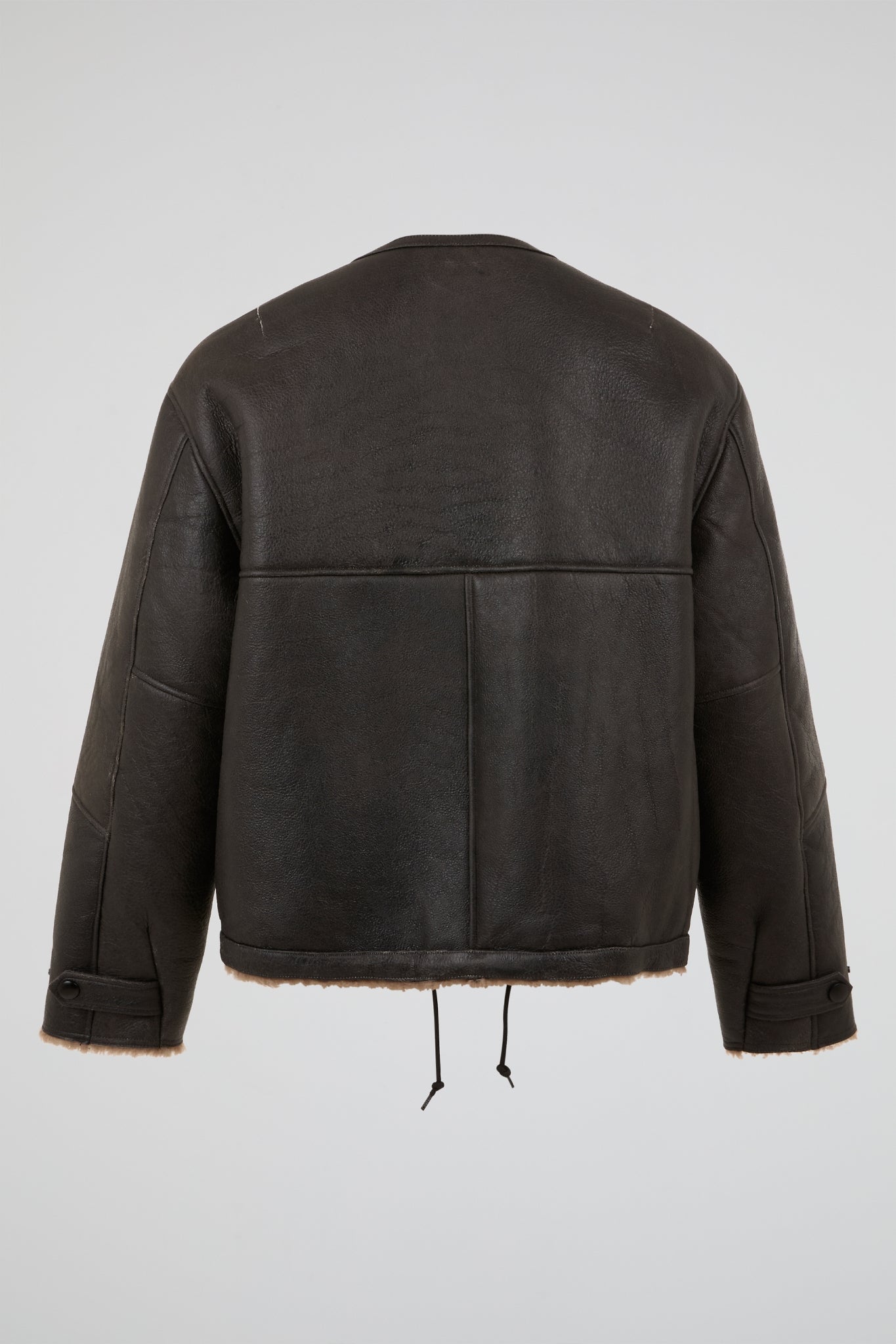 Dumist – Reversible Shearling Zip Jacket