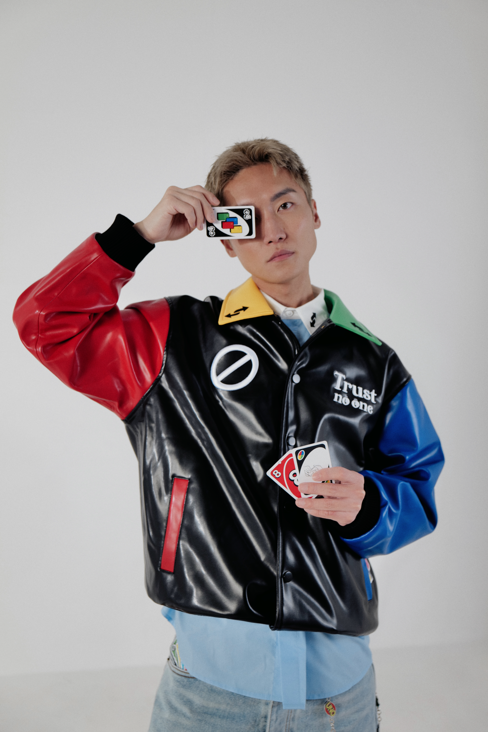 BHYPE x UNO® Four Color Faux Leather Jacket