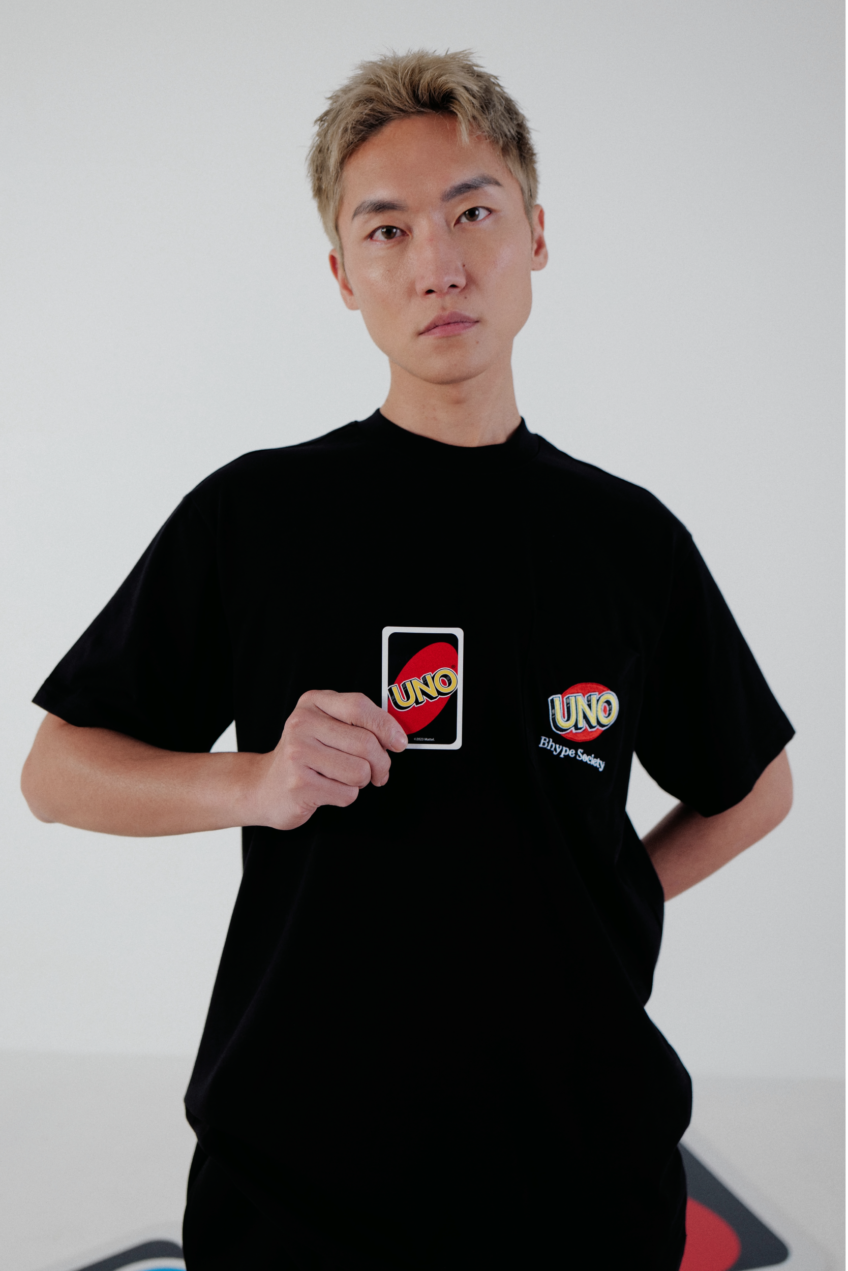 BHYPE x UNO® Back BHS logo Black T-Shirt