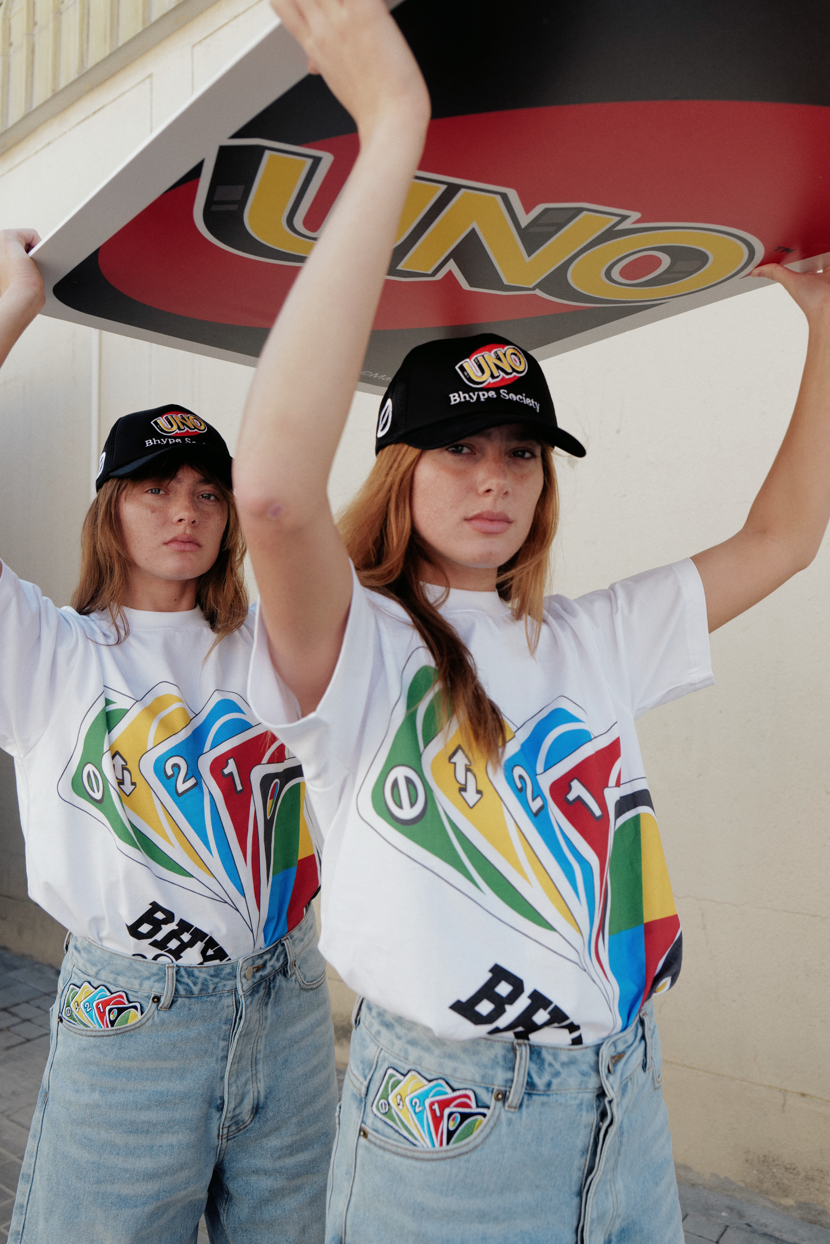 BHYPE x UNO® Card Stack White T-Shirt