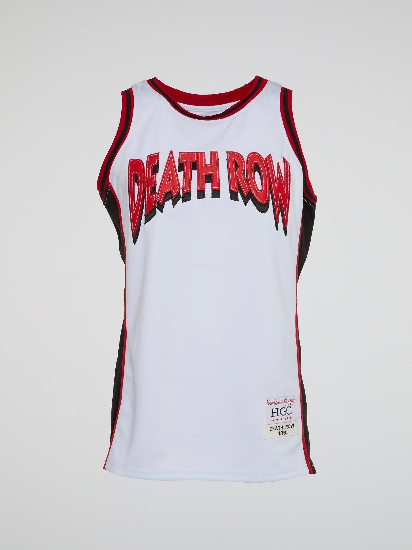 Death Row Records White Jersey - B-Hype Society