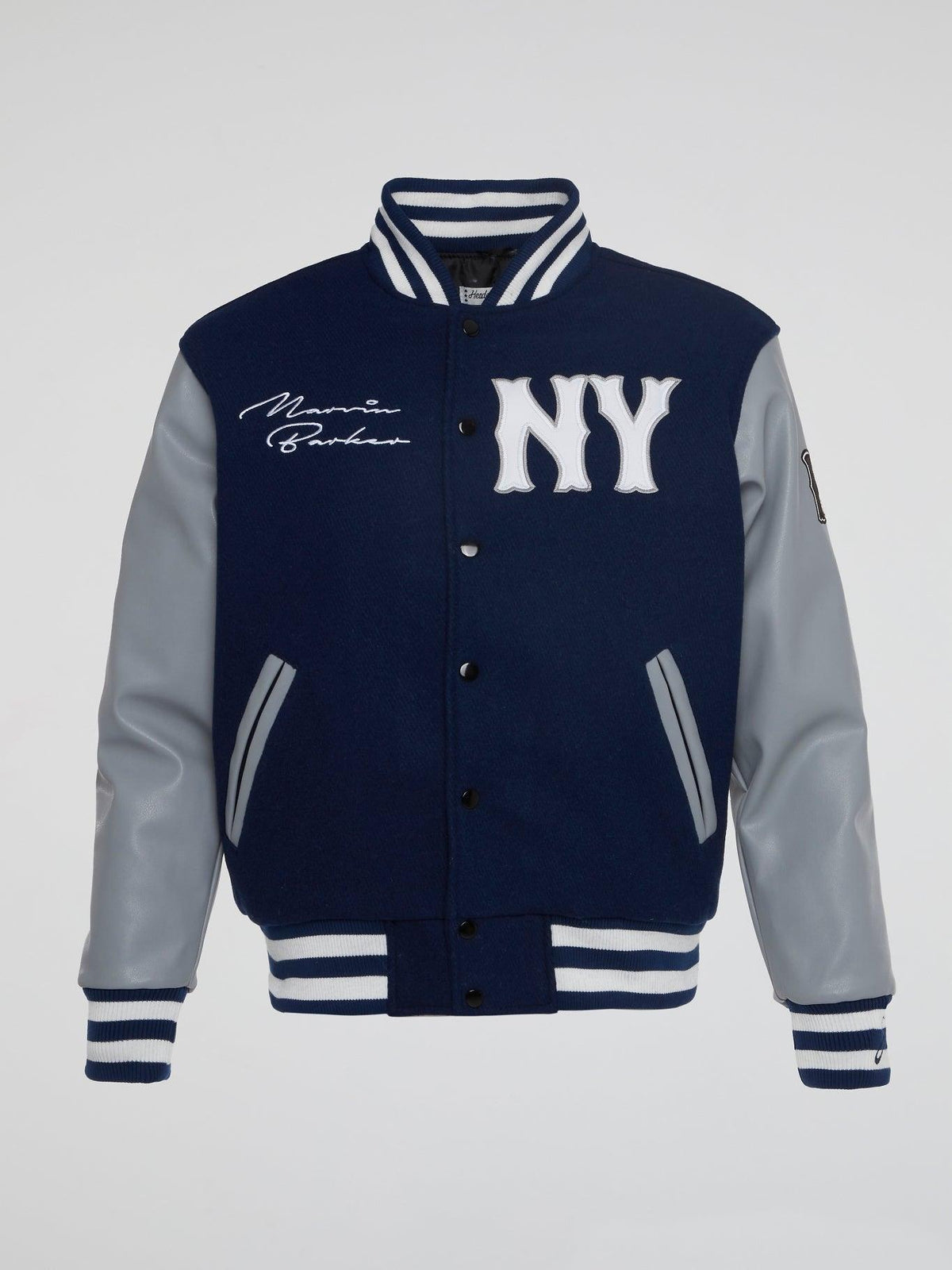 Headgear - New York Black Yankees Navy Varsity Jacket