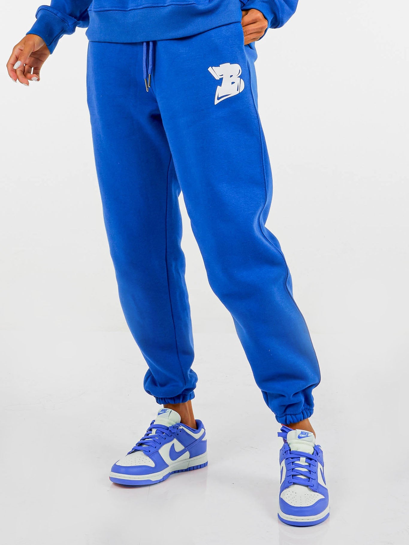 Bhype Society - Bhype Logo Essentials Blue Sweatpants