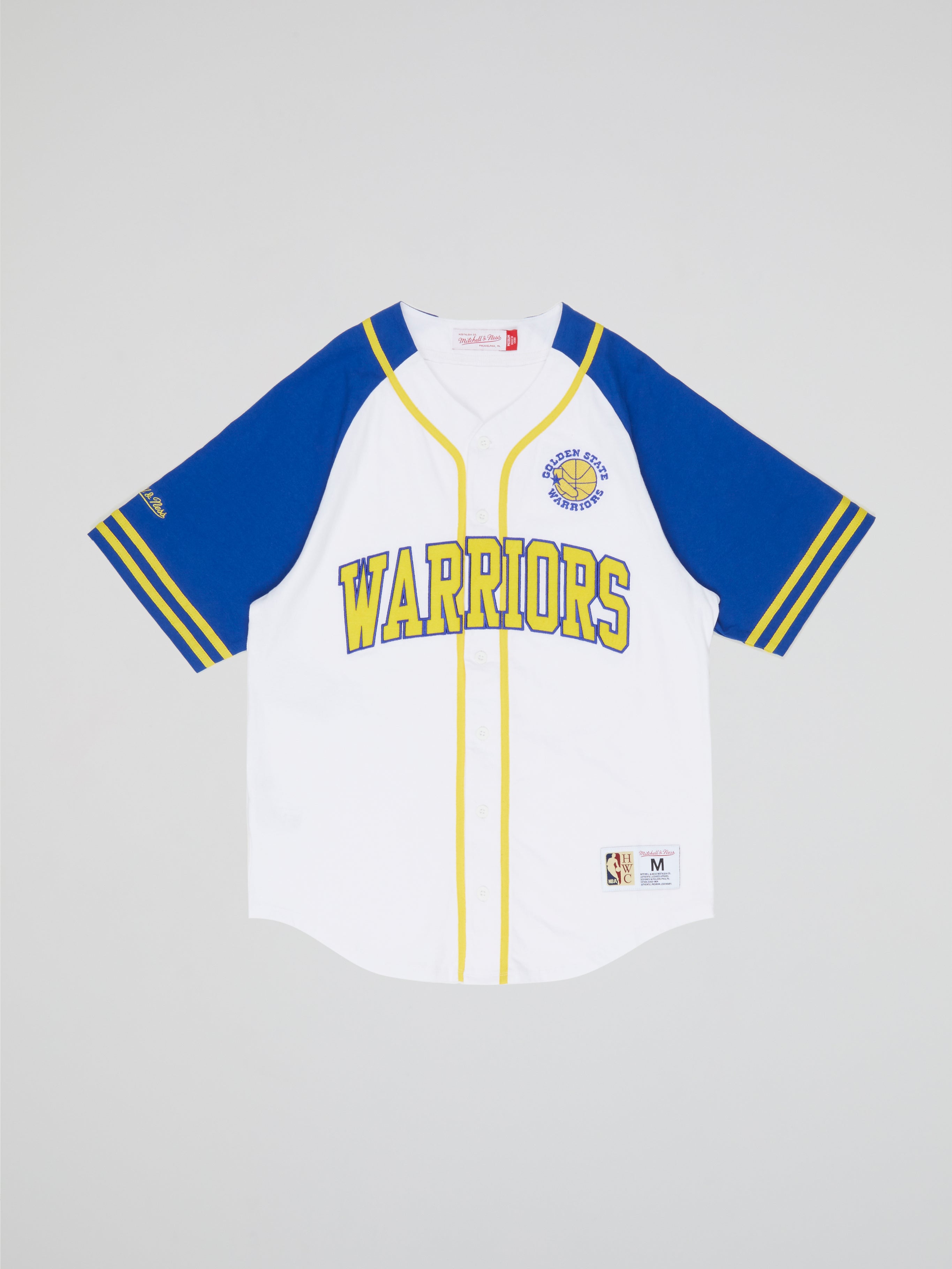 Mitchell&Ness - Practice Day Buttom Front Jersey Golden State Warriors