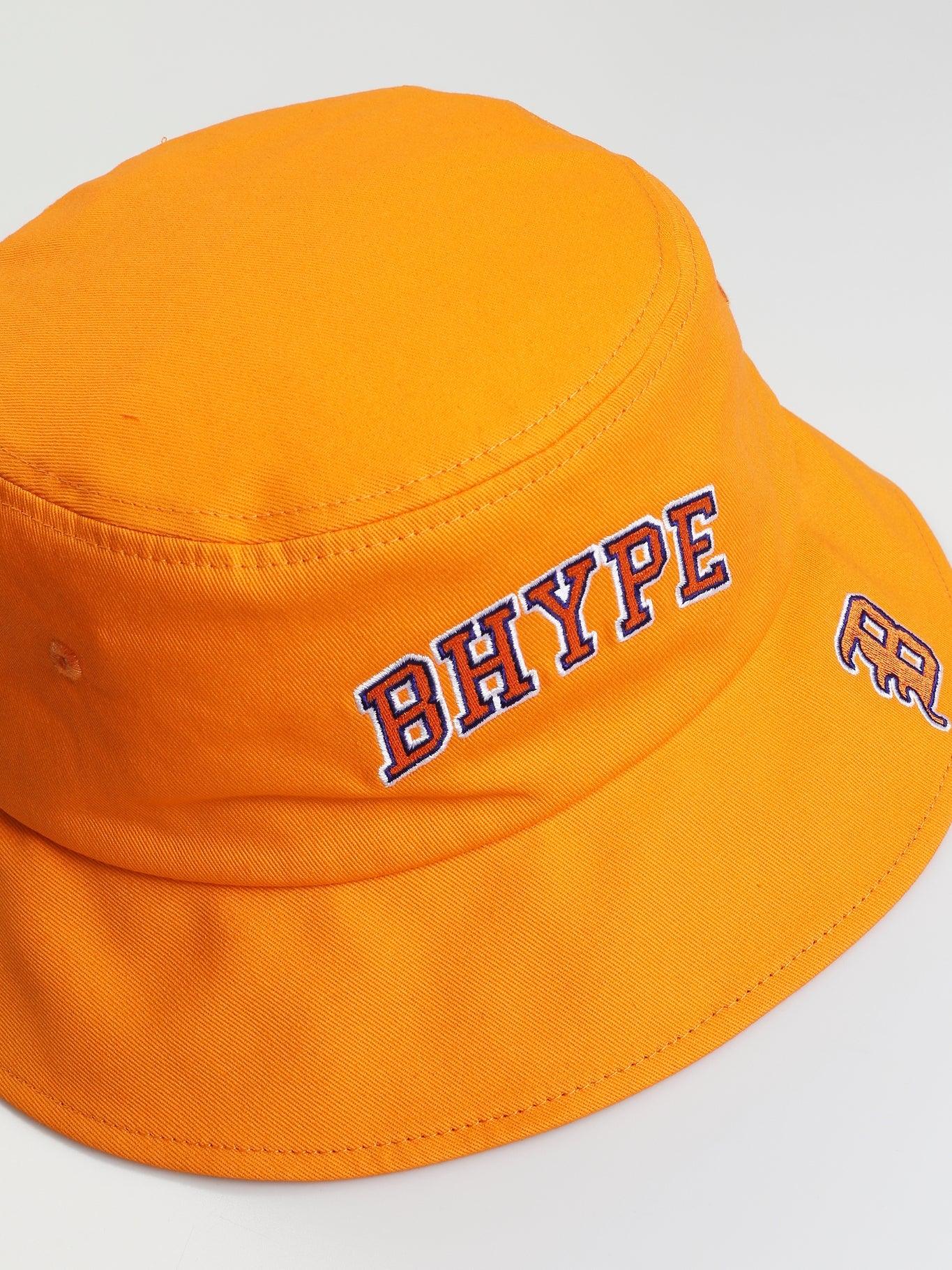 BHYPE ORANGE BUCKET HAT - B-Hype Society