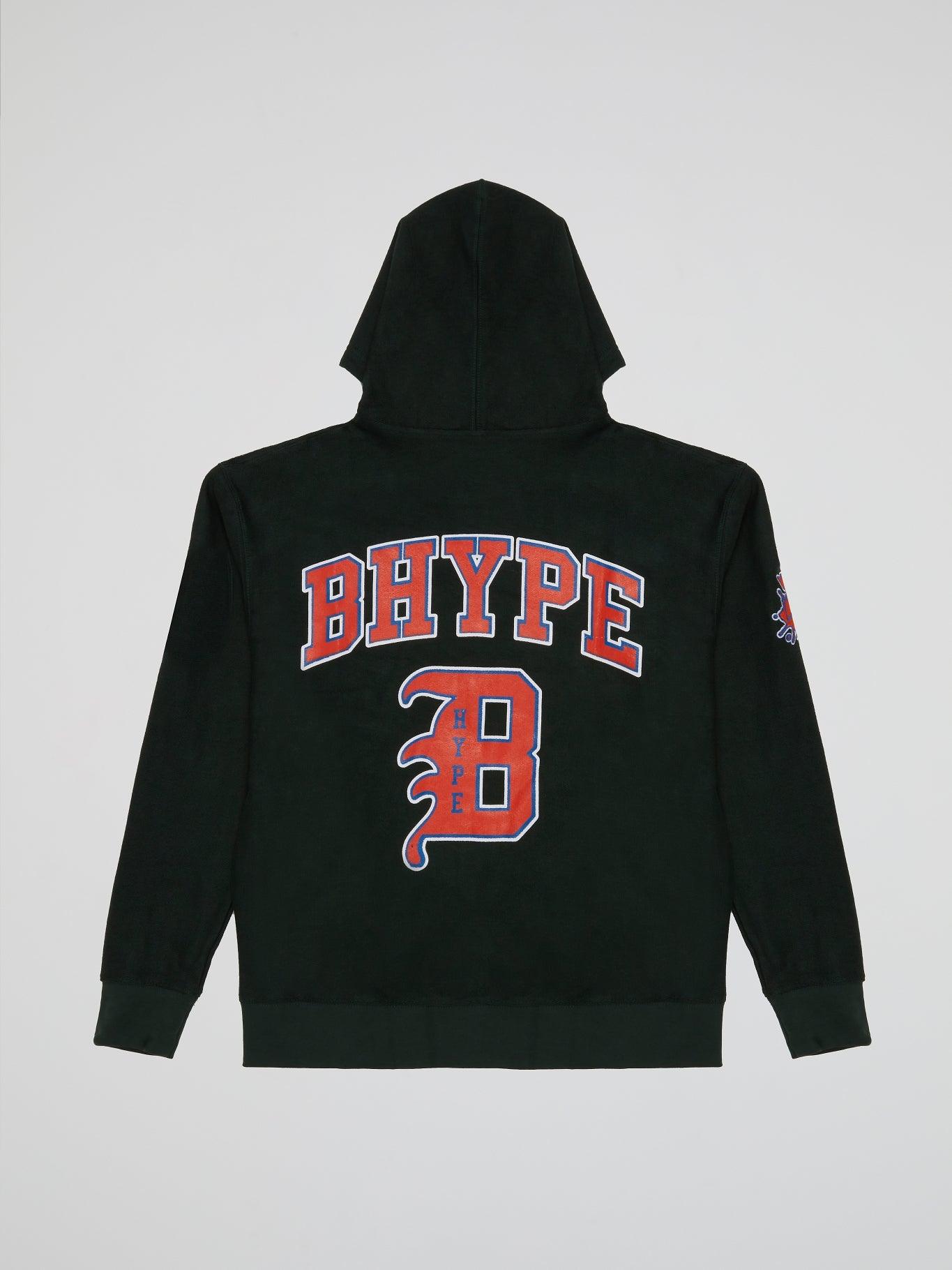 BHYPE VARSITY COLLECTION HOODIE GREEN - B-Hype Society