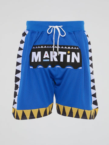 Headgear - Blue Martin I'm The Man Basketball Shorts