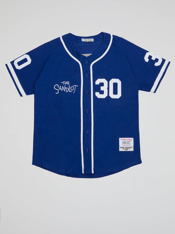 Headgear - Blue Sandlot Baseball Jersey