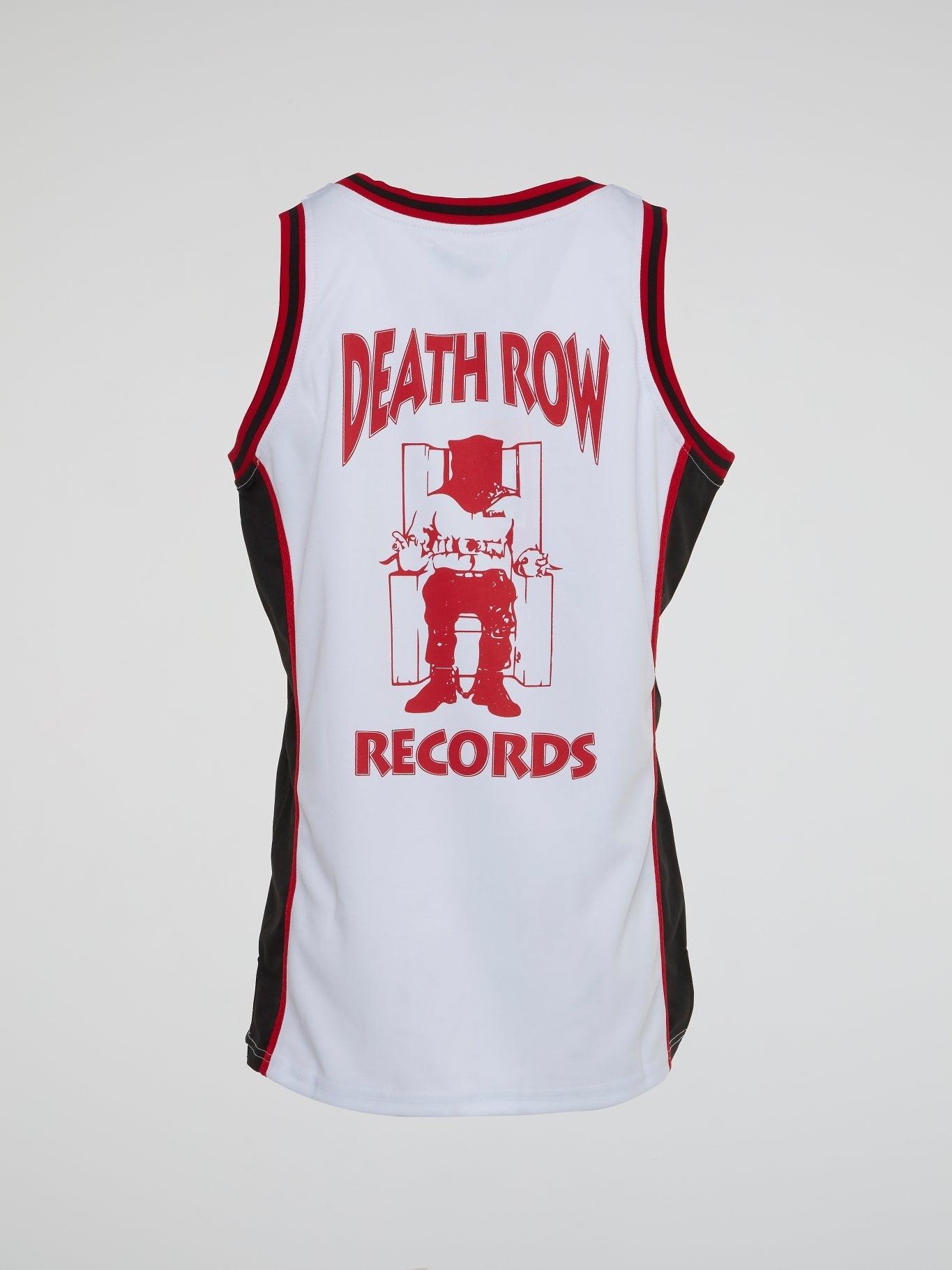 Death Row Records White Jersey - B-Hype Society