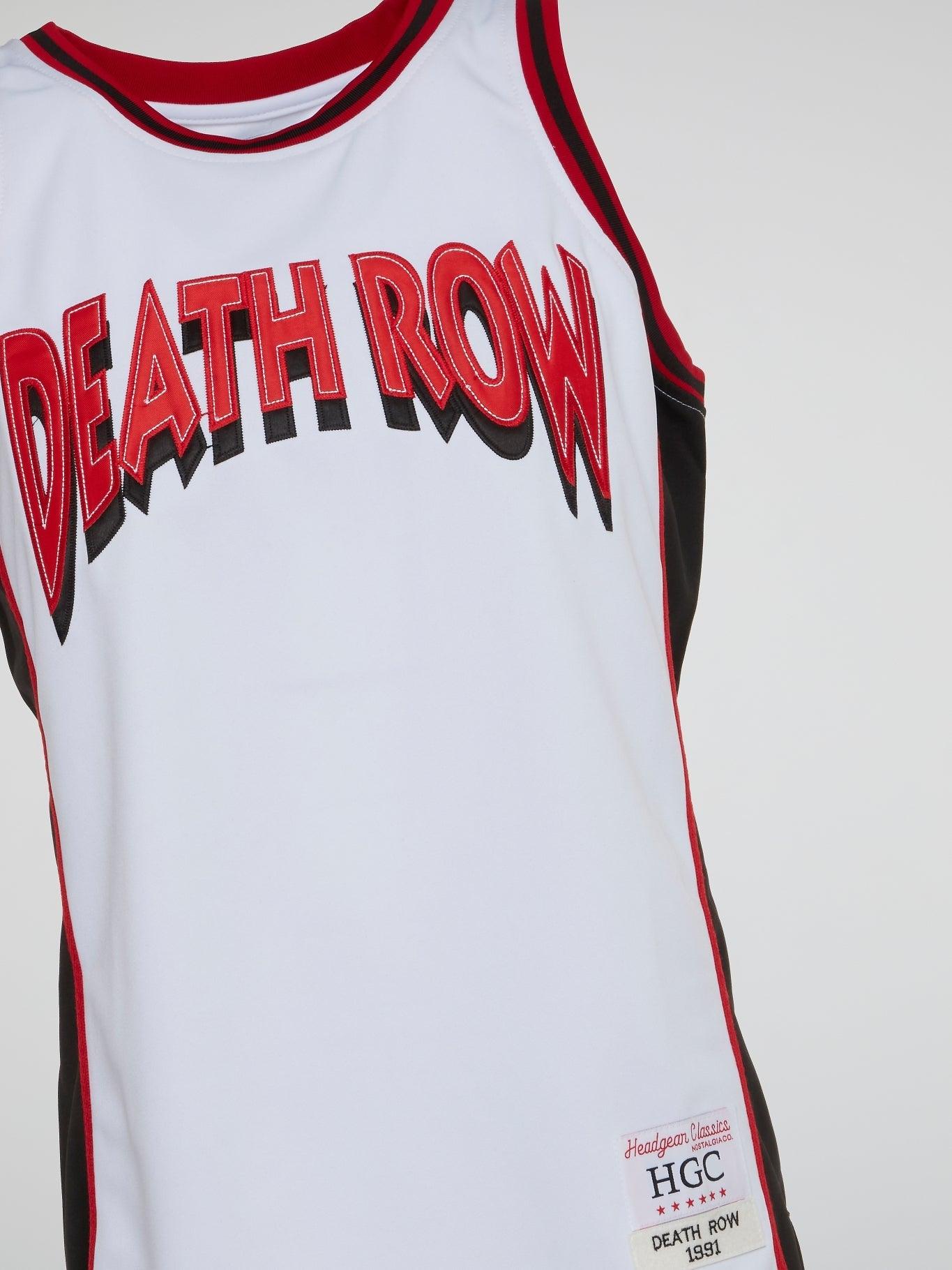 Death Row Records White Jersey - B-Hype Society