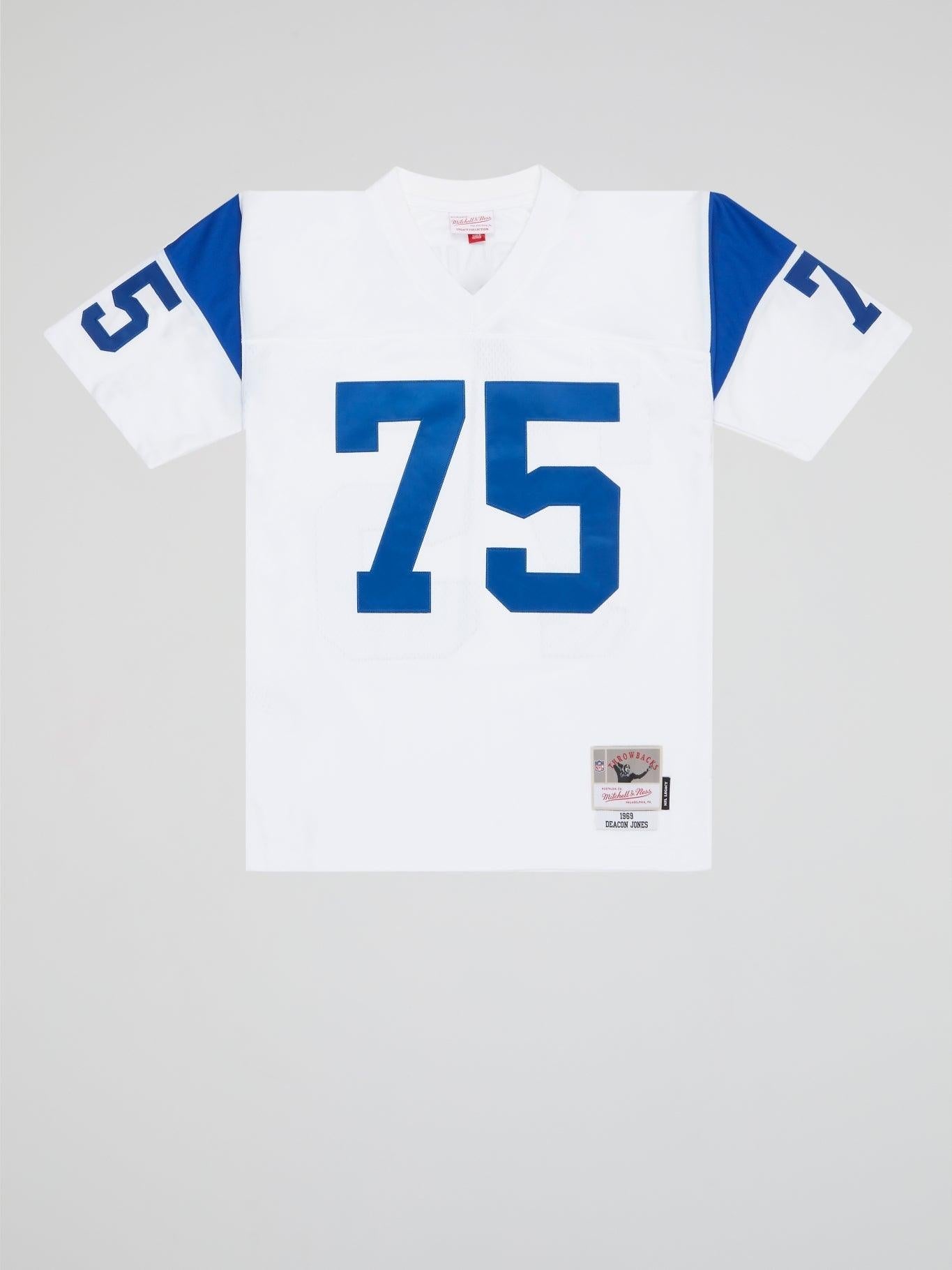 Mitchell and Ness NFL Legacy Jersey Rams 1969 Deacon Jones