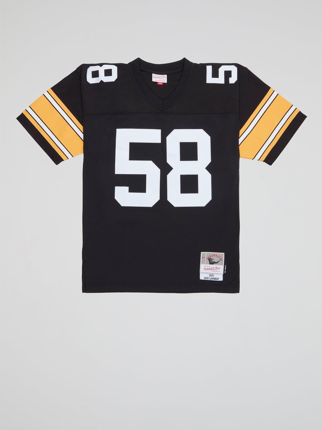 Mitchell and Ness NFL Legacy Jersey Steelers 1976 Jack Lambert