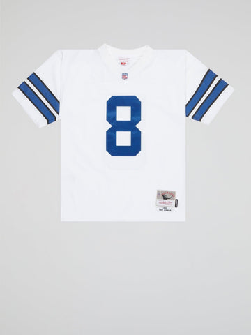 Mitchell and Ness - NFL White Jersey Cowboys 1992 Troy Aikman