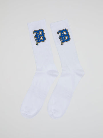 Bhype Society - Varsity B Socks White
