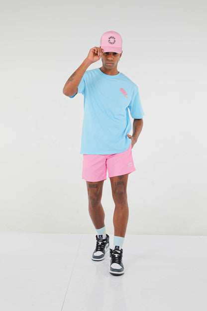 BHYPE SOCIETY PINK SWIM SHORT