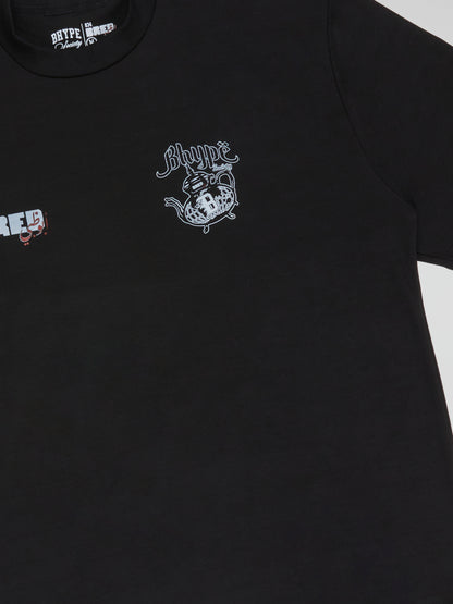 BHYPE SOCIETY X BRED FESTIVAL BLACK TSHIRT