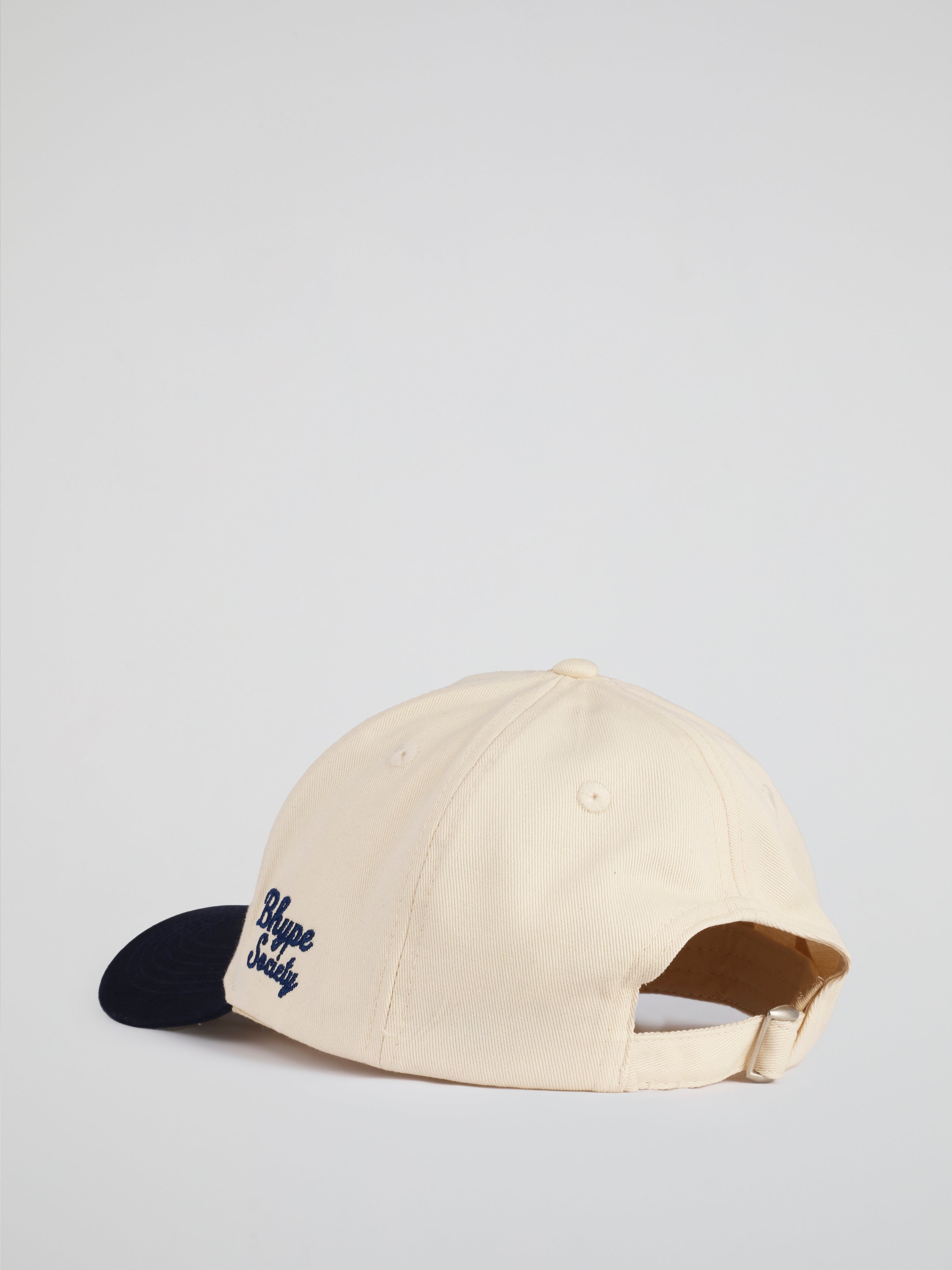 BHYPE SOCIETY BEIGE HAT - BLUE CITY LOGOS