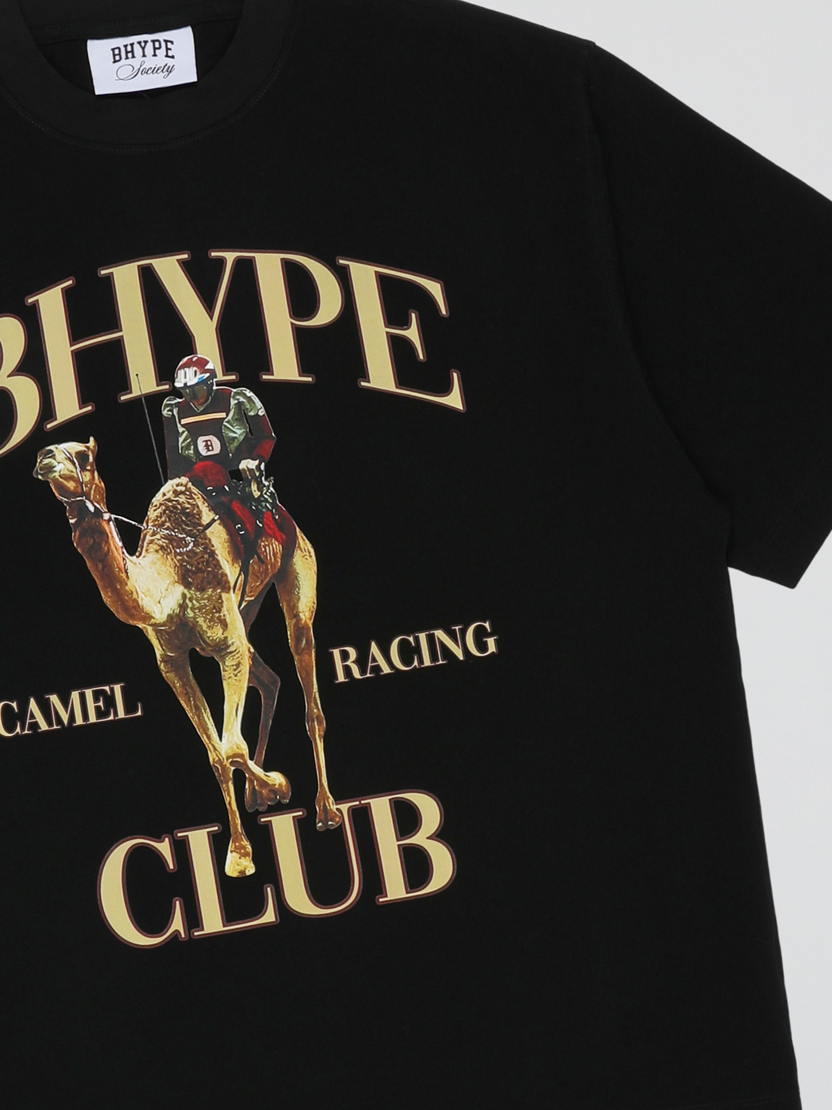 BHYPE CAMEL RACING CLUB BLACK TSHIRT