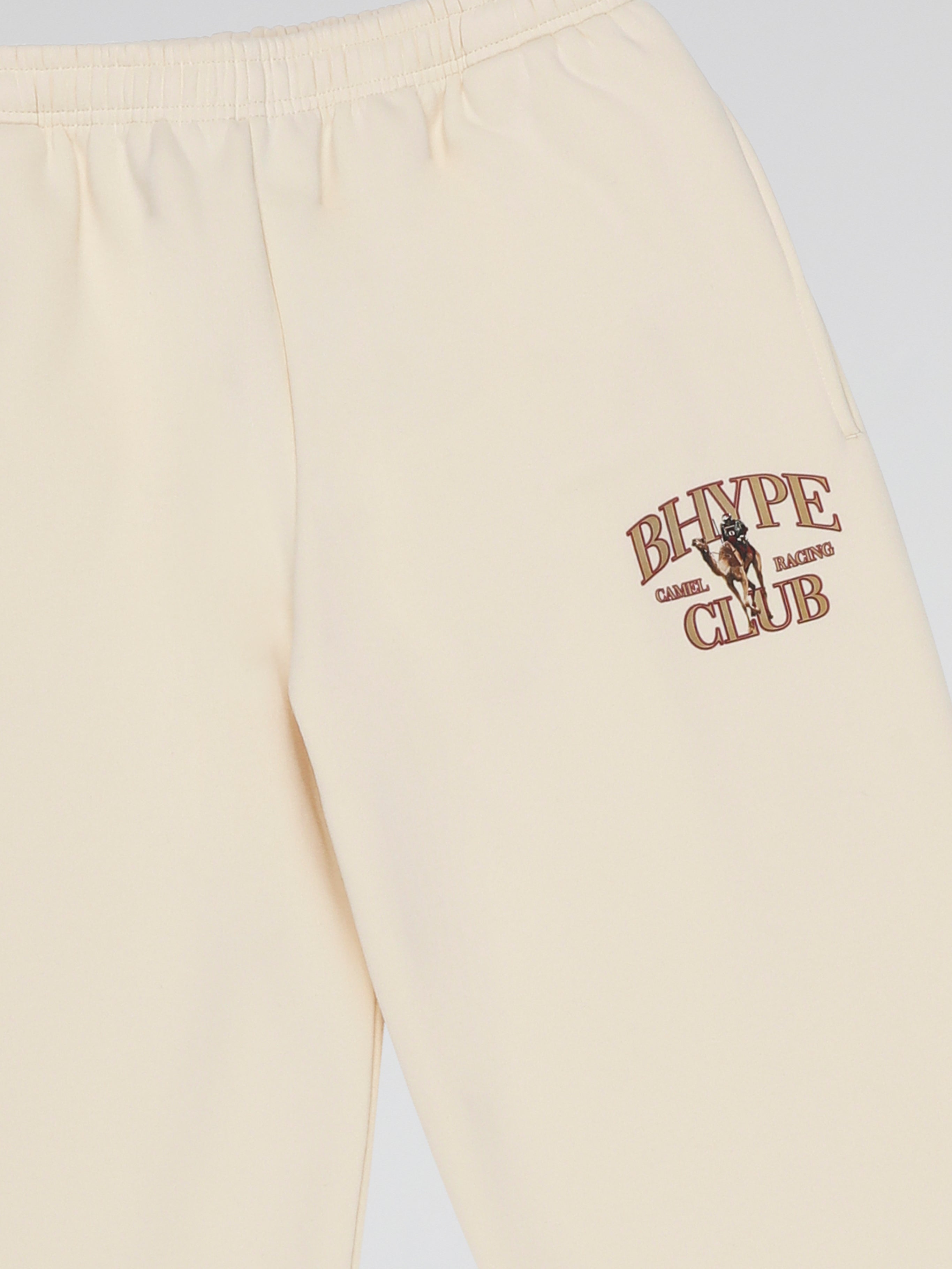 BHYPE CAMEL RACING CLUB BEIGE SWEATPANTS