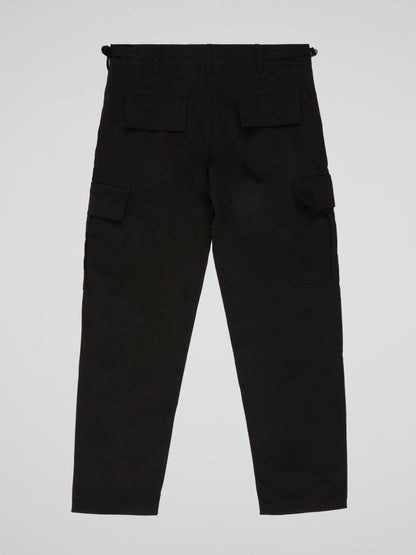 BHYPE SOCIETY BLACK CARGO PANTS