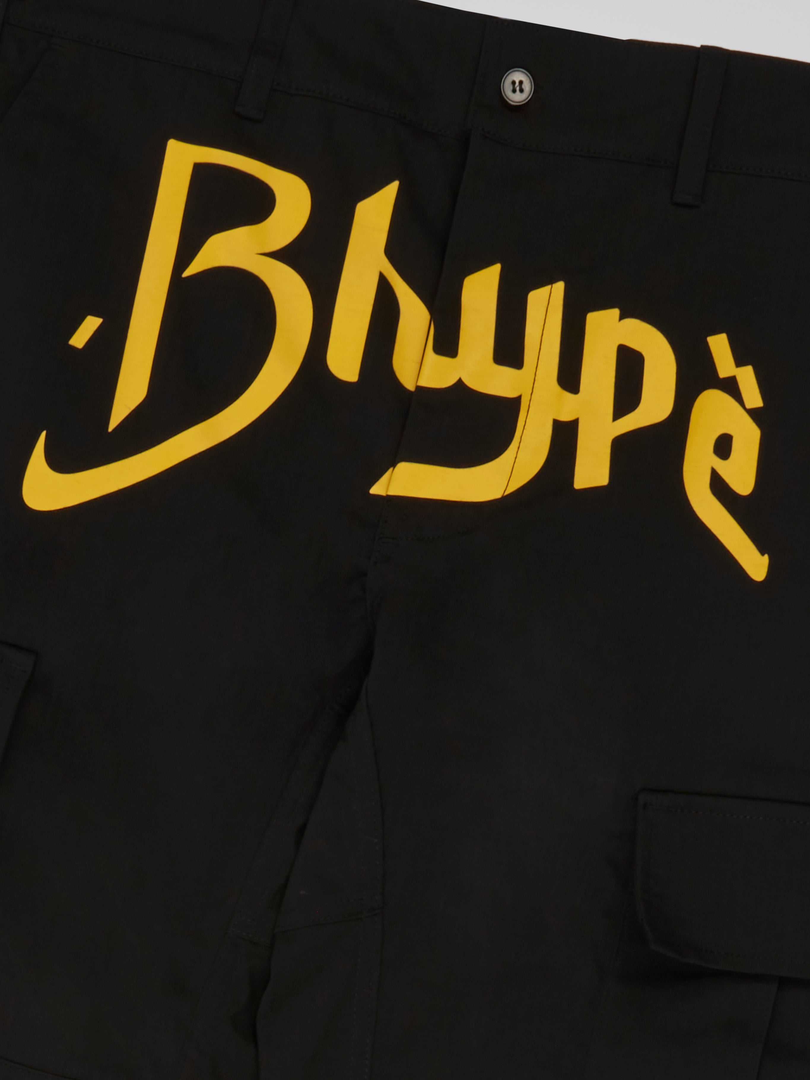 BHYPE SOCIETY BLACK CARGO PANTS