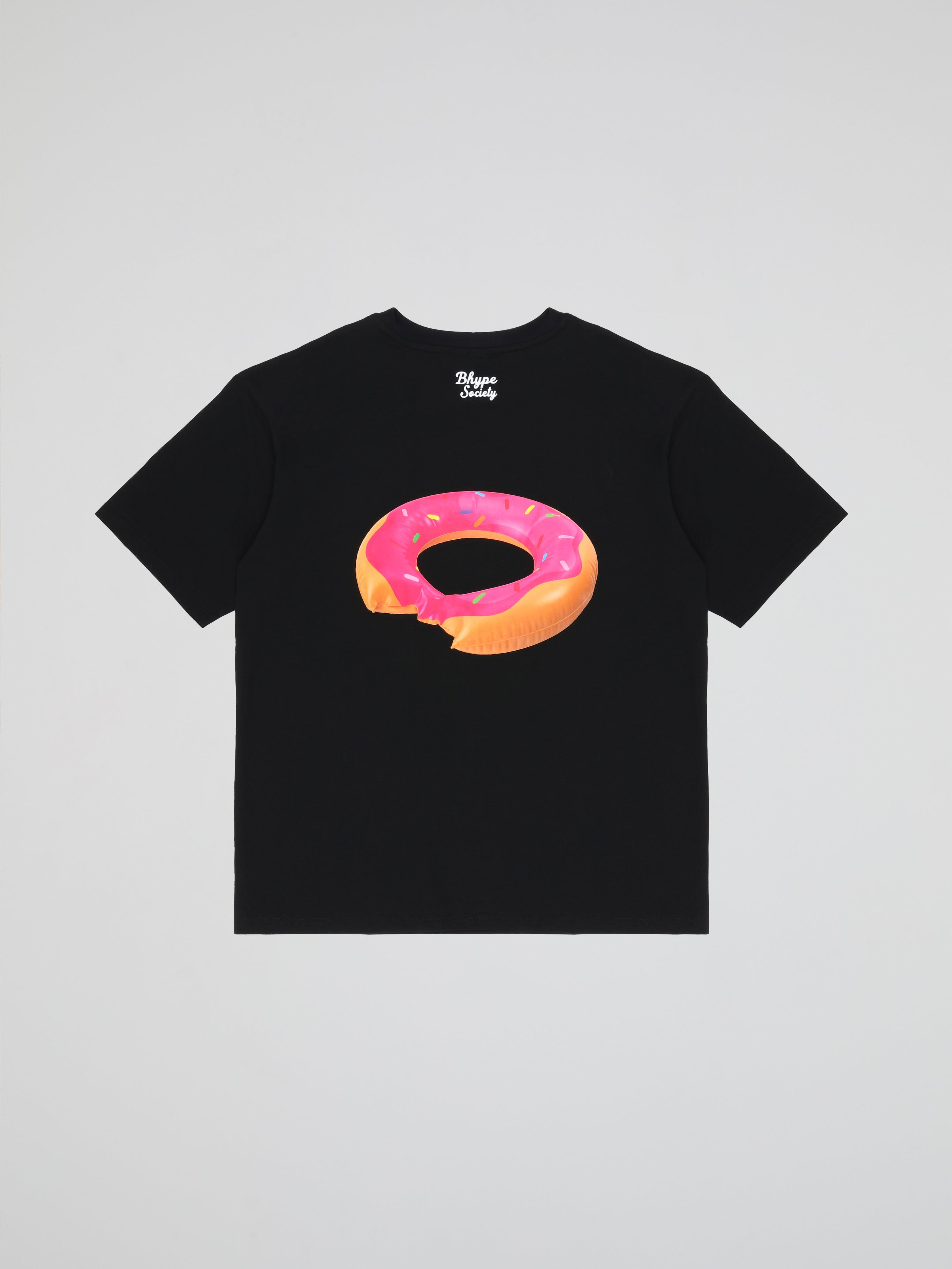 BHYPE SOCIETY BLACK TEE DONUT