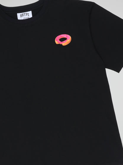 BHYPE SOCIETY BLACK TEE DONUT