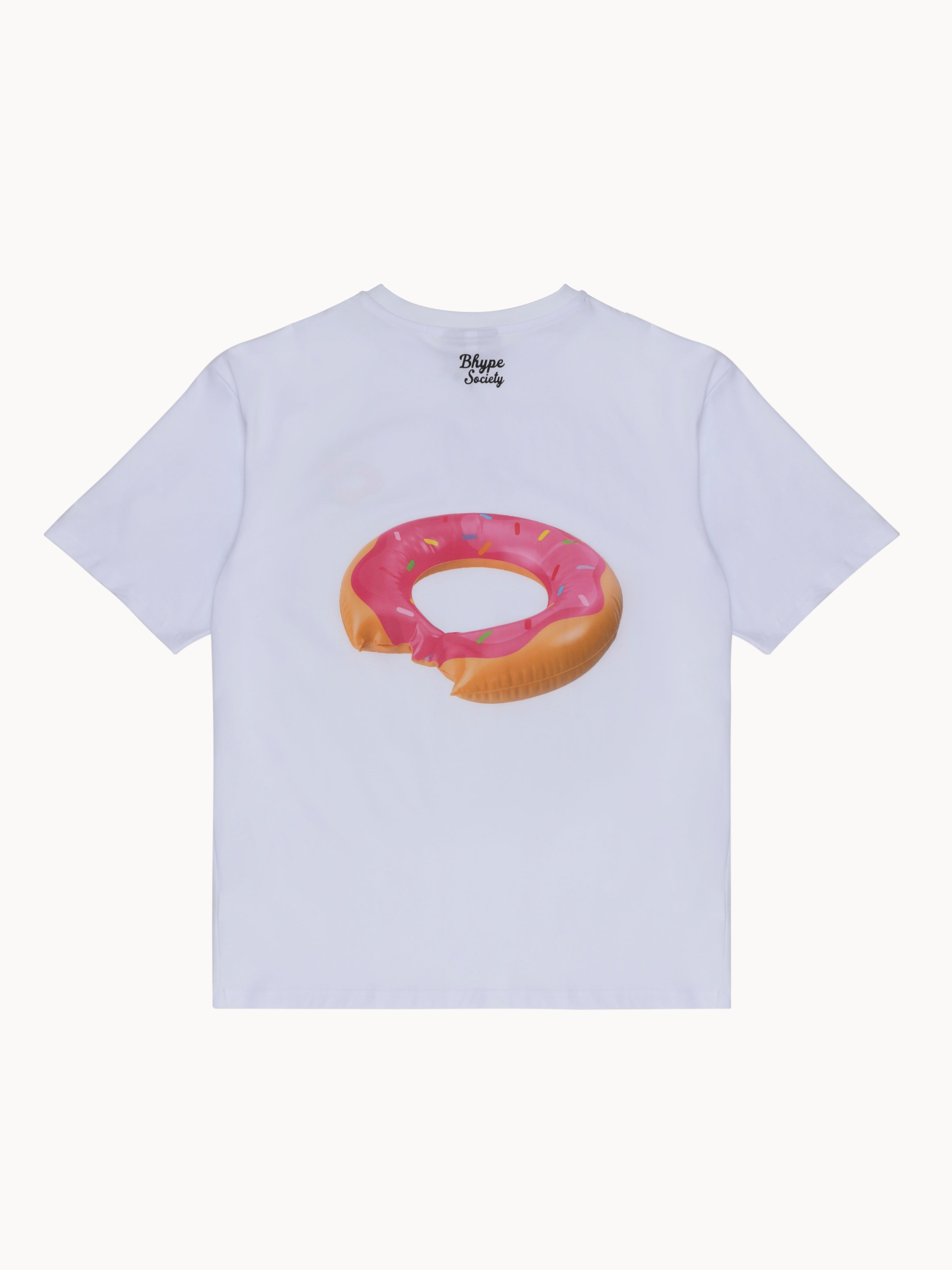 BHYPE SOCIETY WHITE TEE DONUT