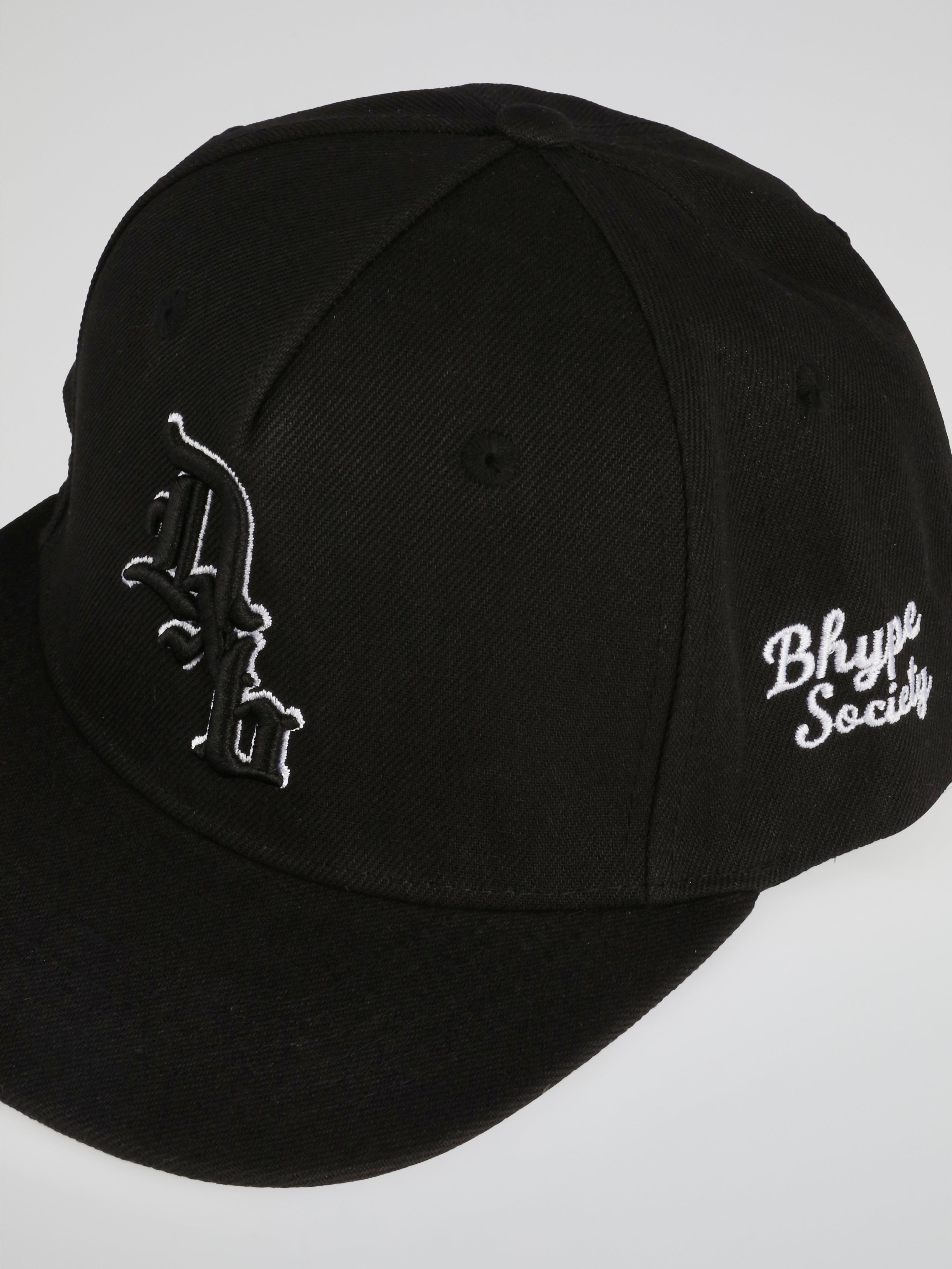 BHYPE SOCIETY BLACK HAT - DXB LOGO