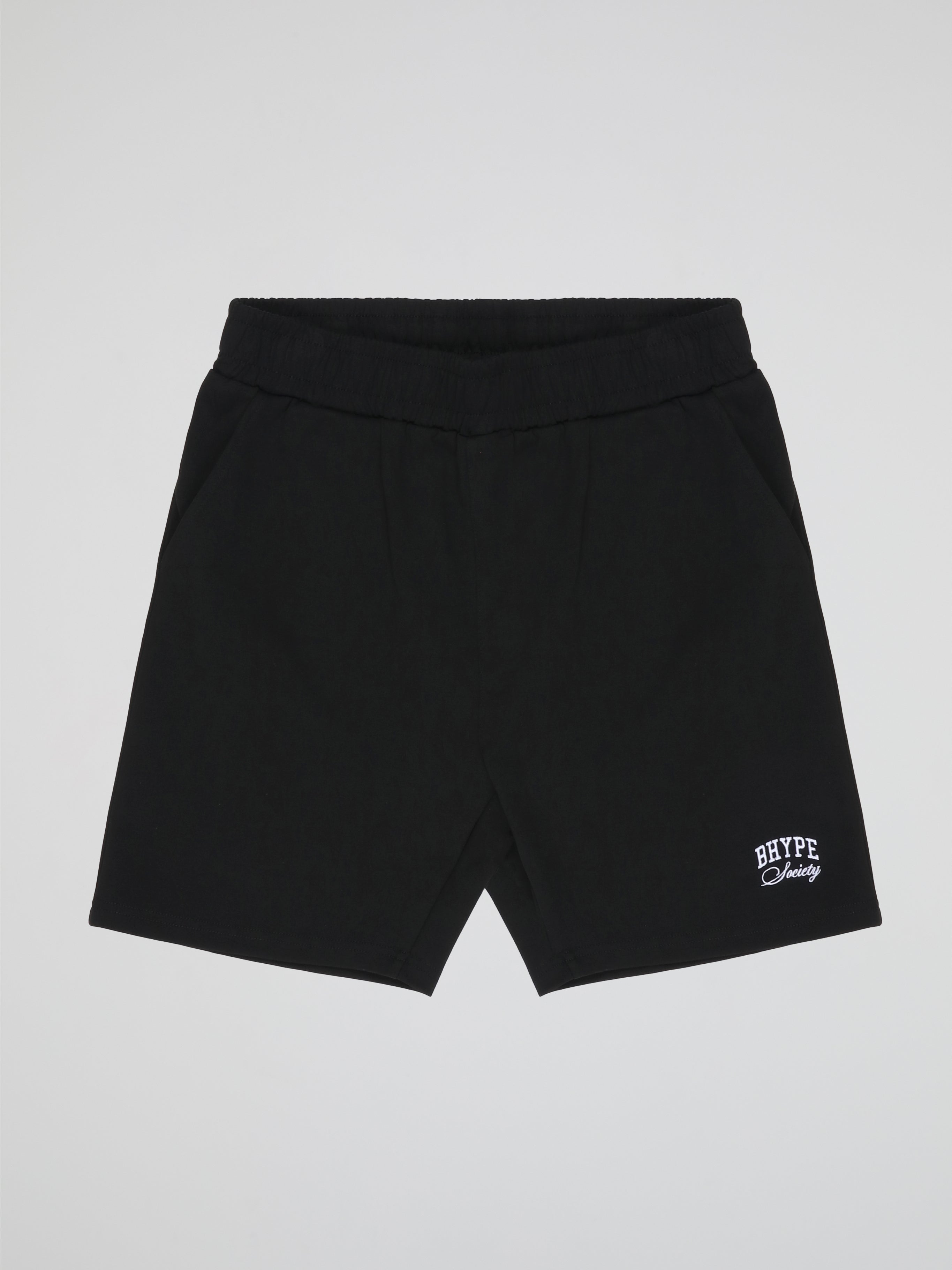 BHYPE SOCIETY BLACK SHORTS