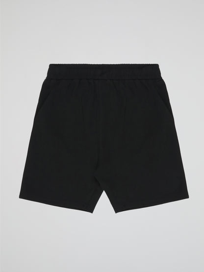 BHYPE SOCIETY BLACK SHORTS