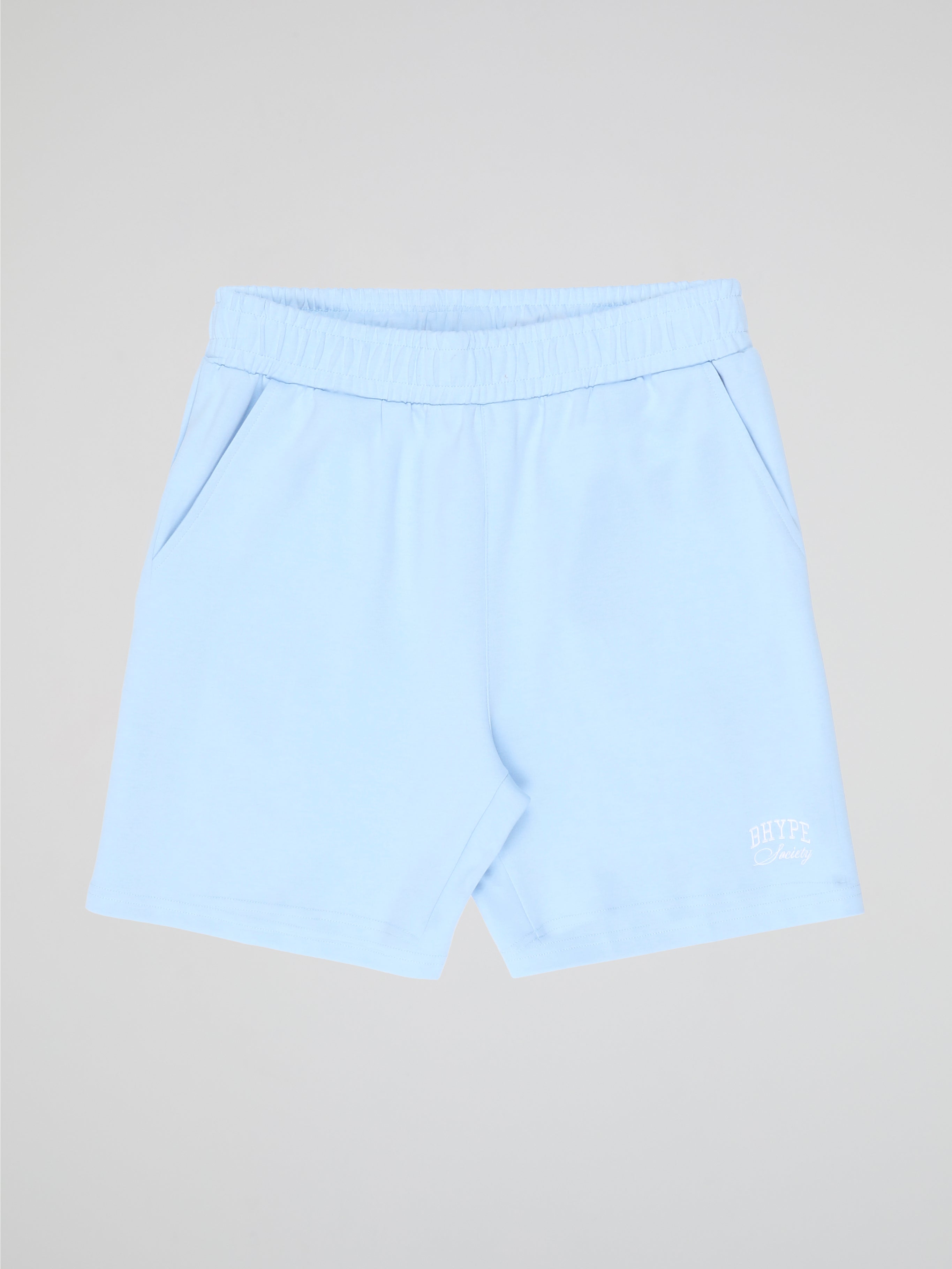 BHYPE SOCIETY LIGHT BLUE SHORTS