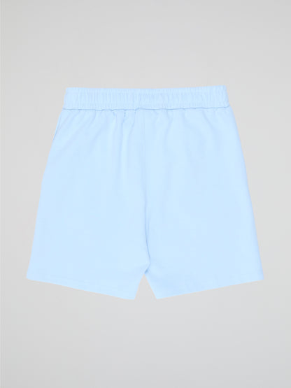 BHYPE SOCIETY LIGHT BLUE SHORTS