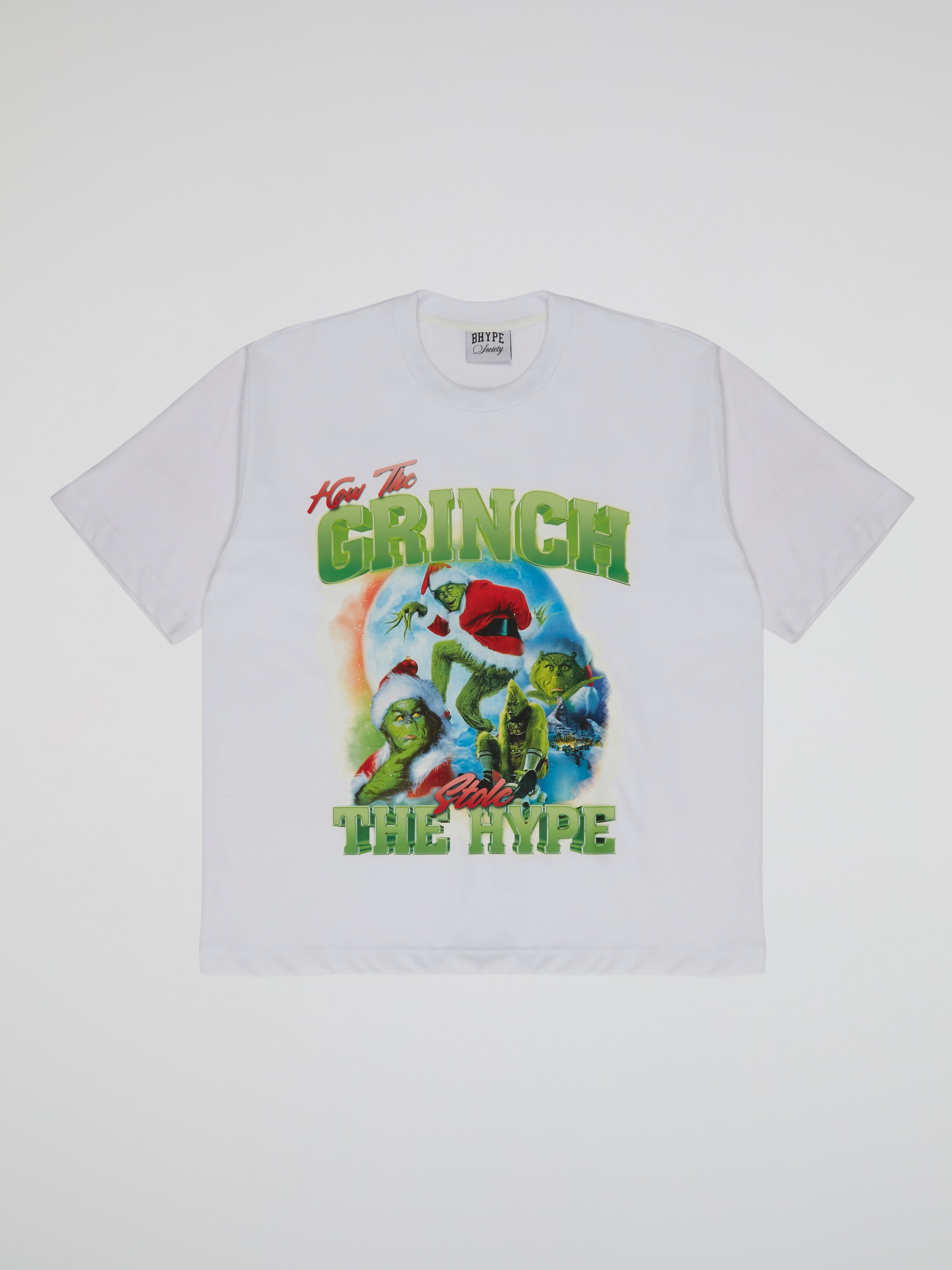 BHYPE SOCIETY x THE GRINCH WHITE TSHIRT