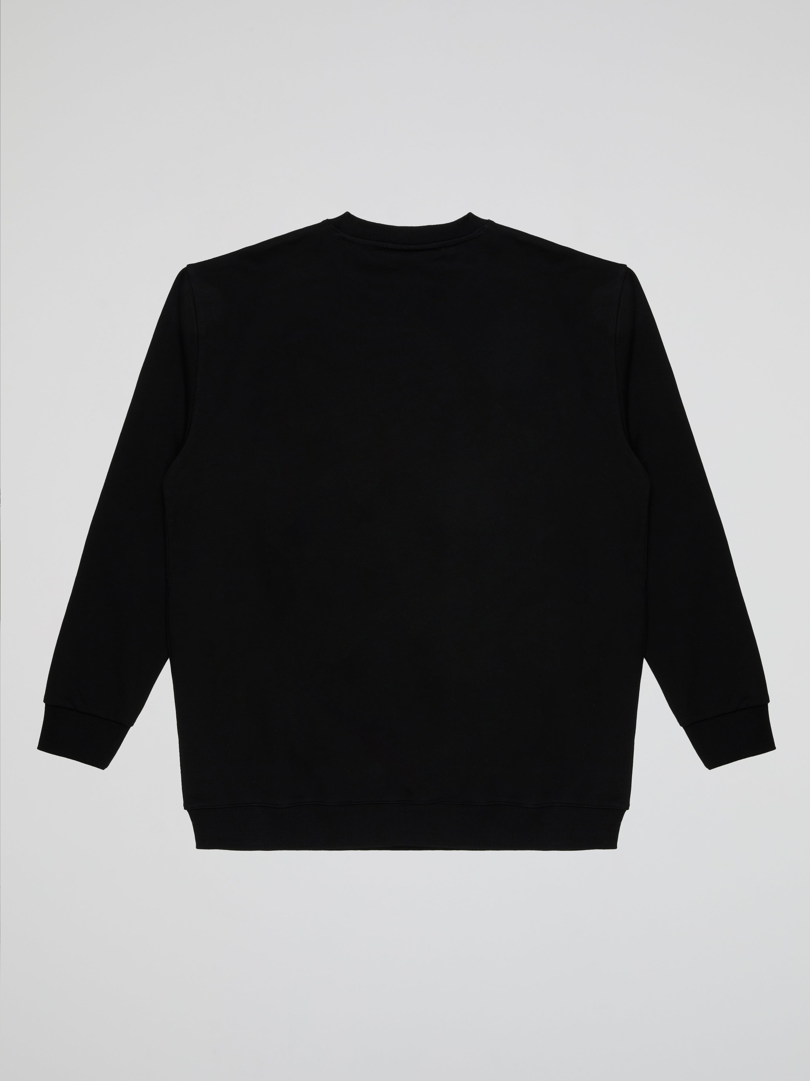 BHYPE SOCIETY BLACK CREW NECK SWEATSHIRT HORROR CLUB