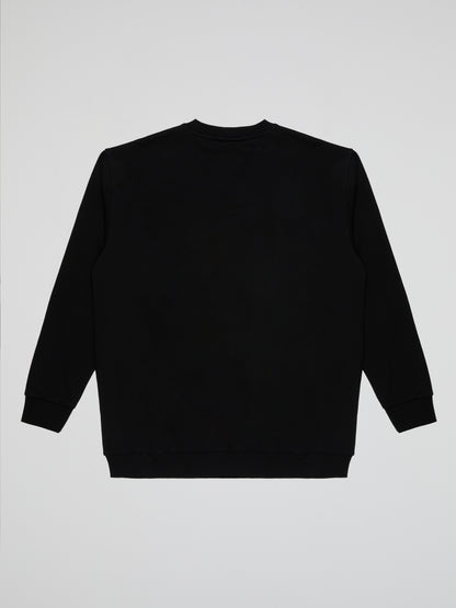 BHYPE SOCIETY BLACK CREW NECK SWEATSHIRT HORROR CLUB