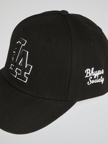 BHYPE SOCIETY BLACK HAT - LA LOGO