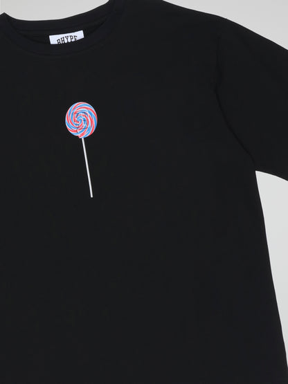 BHYPE SOCIETY - LOLLIPOP BLACK TSHIRT