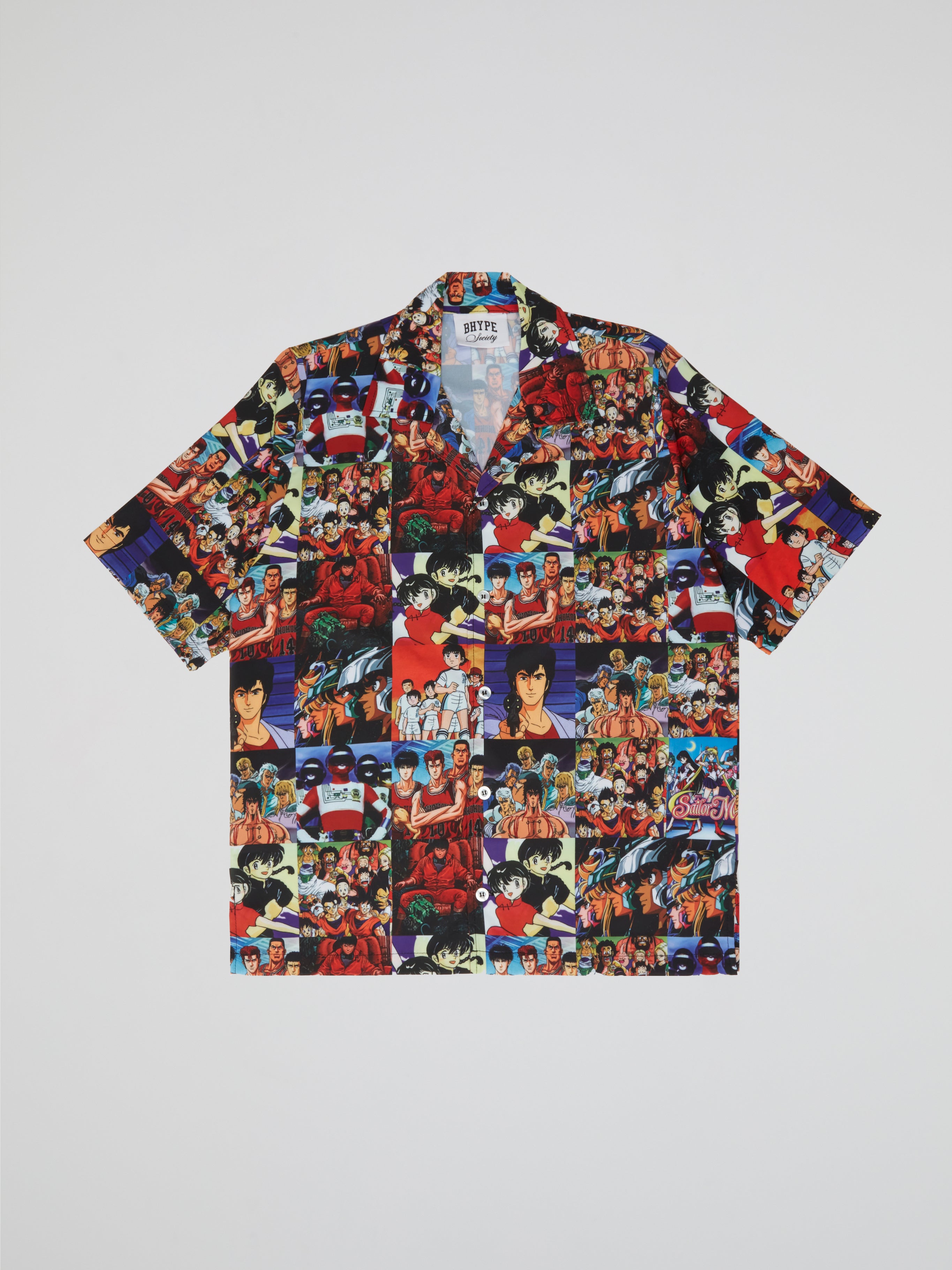 BHYPE SOCIETY MULTICOLOR MANGA EDITION SHIRT