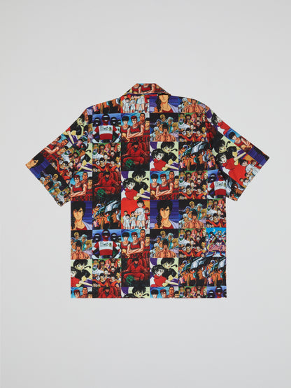 BHYPE SOCIETY MULTICOLOR MANGA EDITION SHIRT