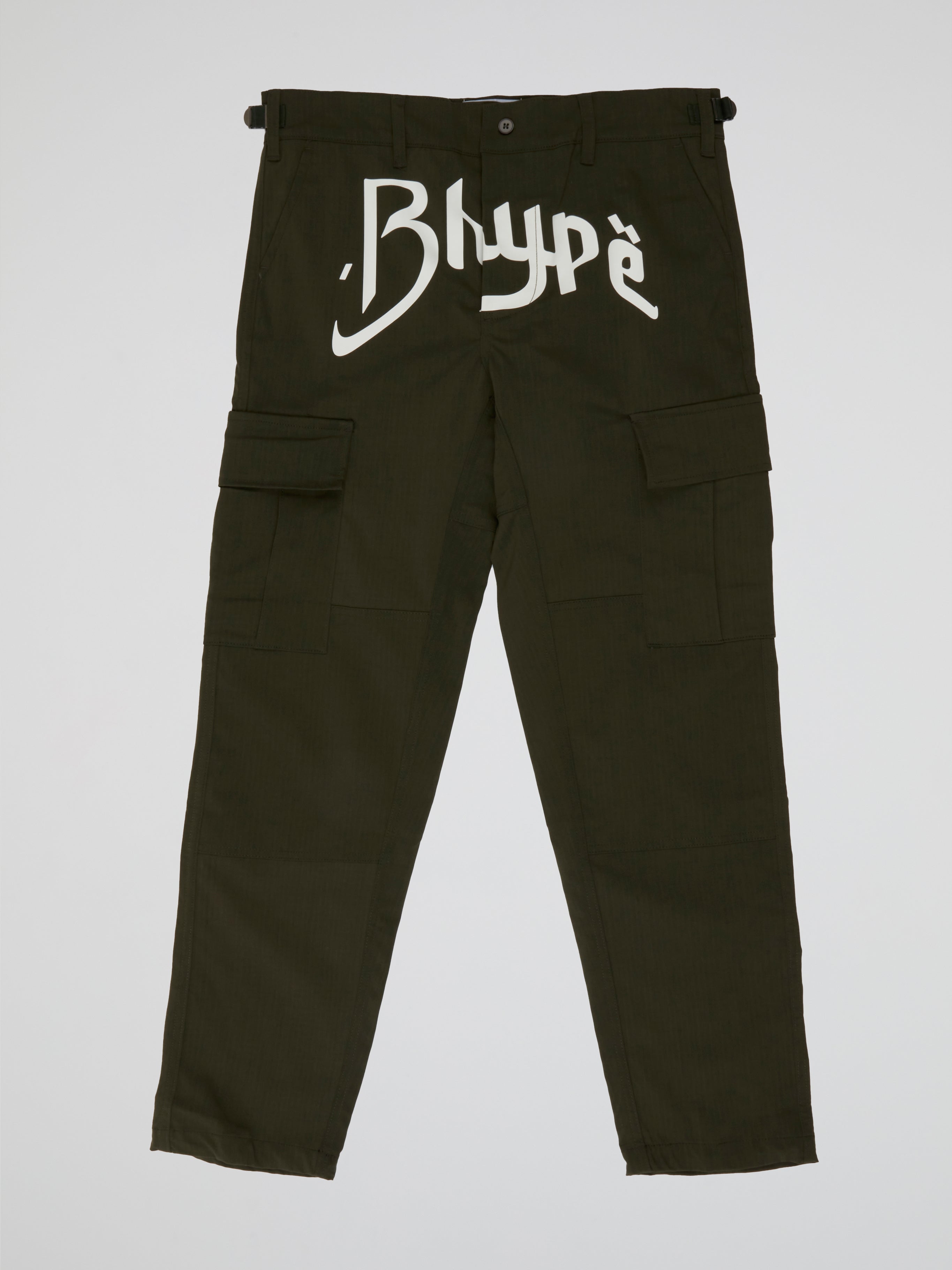 BHYPE SOCIETY GREEN MILITARY CARGO PANTS