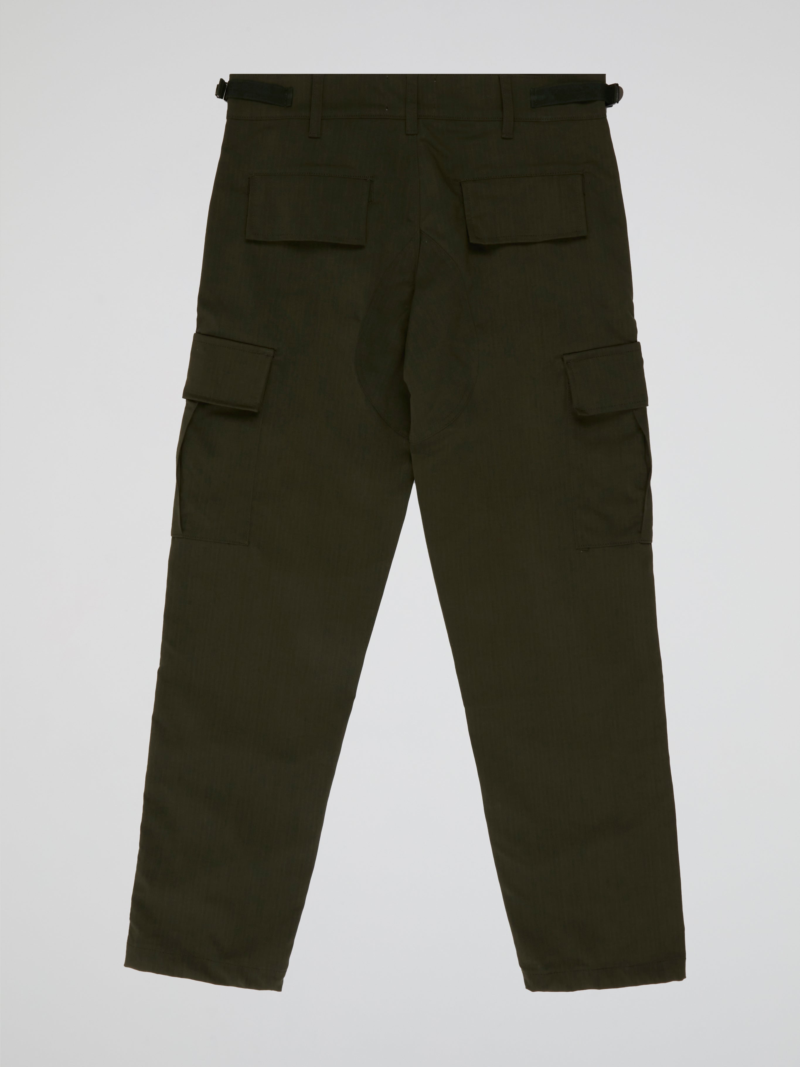 BHYPE SOCIETY GREEN MILITARY CARGO PANTS