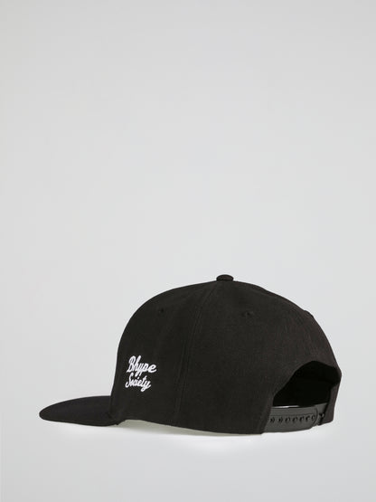 BHYPE SOCIETY BLACK HAT - NYLA LOGOS