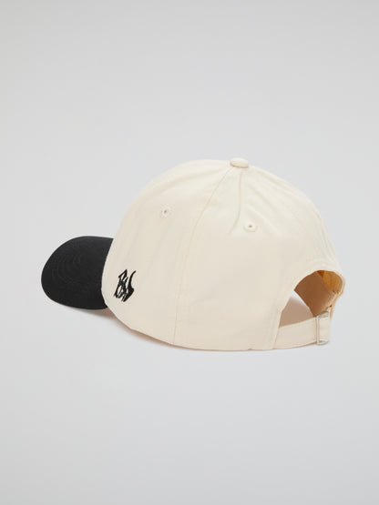 BHS BEIGE HAT & BLACK VISOR #2