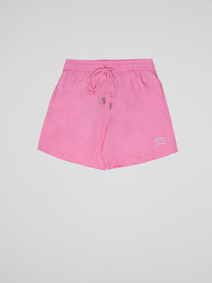 BHYPE SOCIETY PINK SWIM SHORT