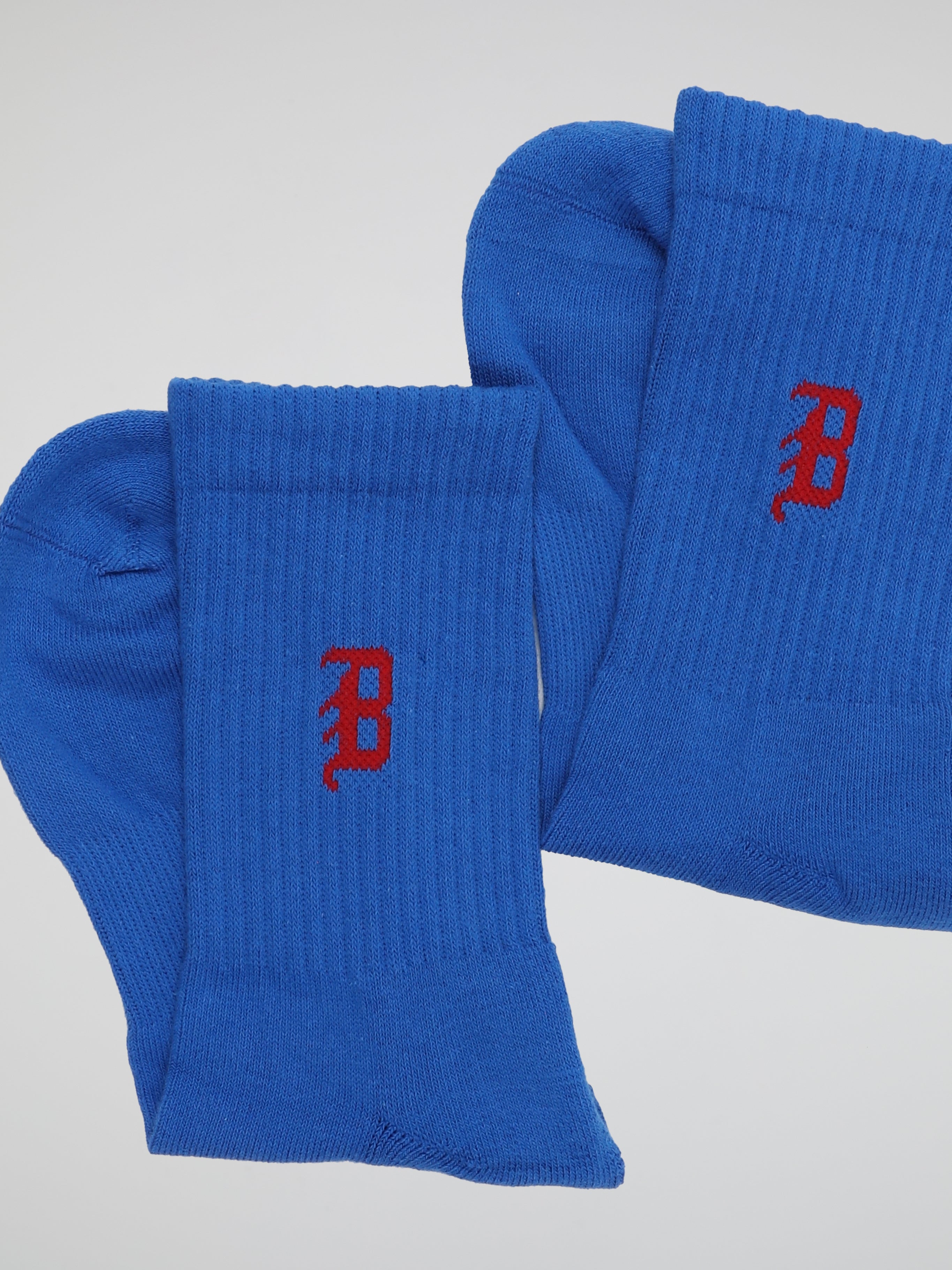 BHYPE SOCIETY - VARSITY ROYAL BLUE SOCKS