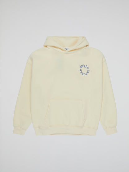 BHYPE SOCIETY CIRCLE LOGO CREAM HOODIE