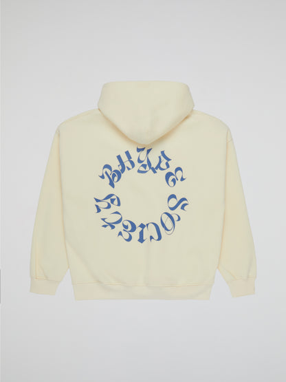 BHYPE SOCIETY CIRCLE LOGO CREAM HOODIE